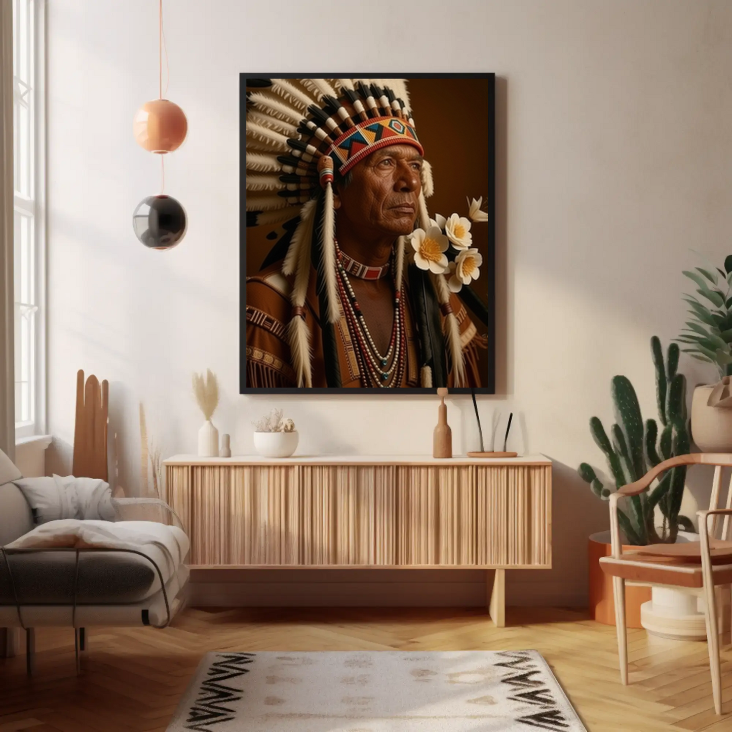 Beautiful Indian Portrait Vintage Art Print - Digital Download