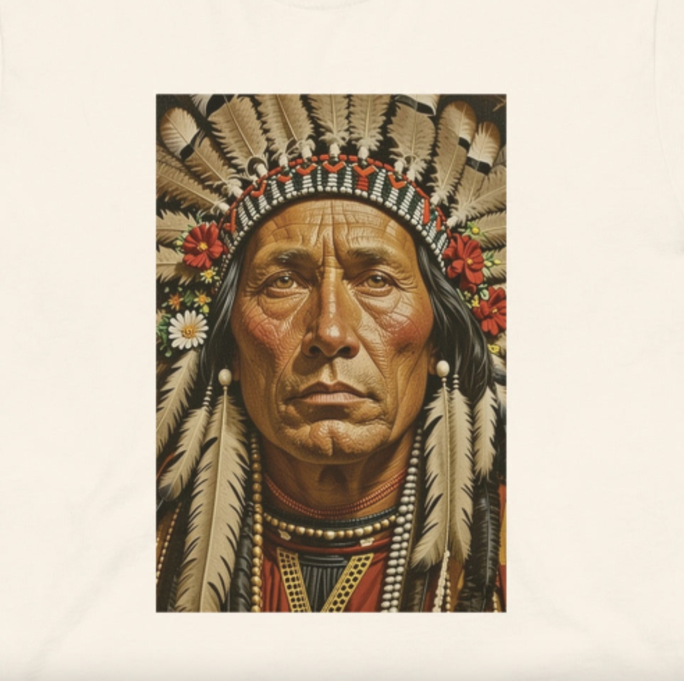 Indian Portrait - Unisex t-shirt