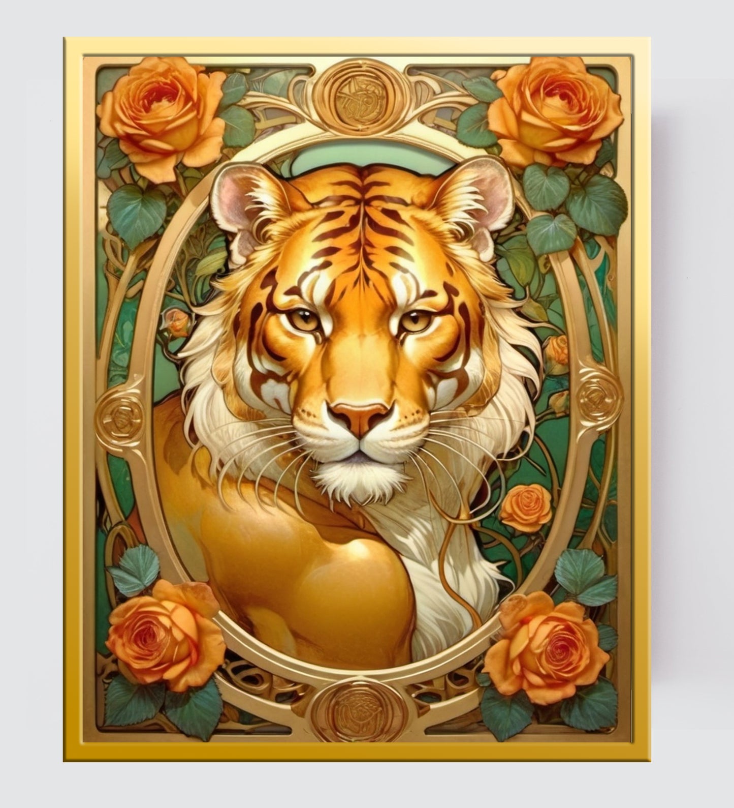 Package of 5 Art Nouveau Golden Age Art Prints - Digital Download