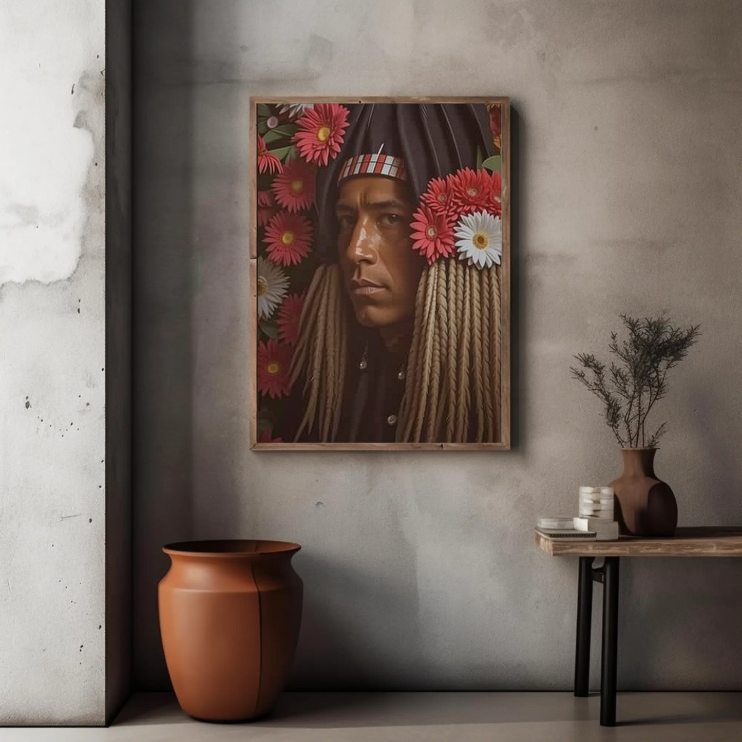 Beautiful Indian Portrait Vintage Art Print - Digital Download