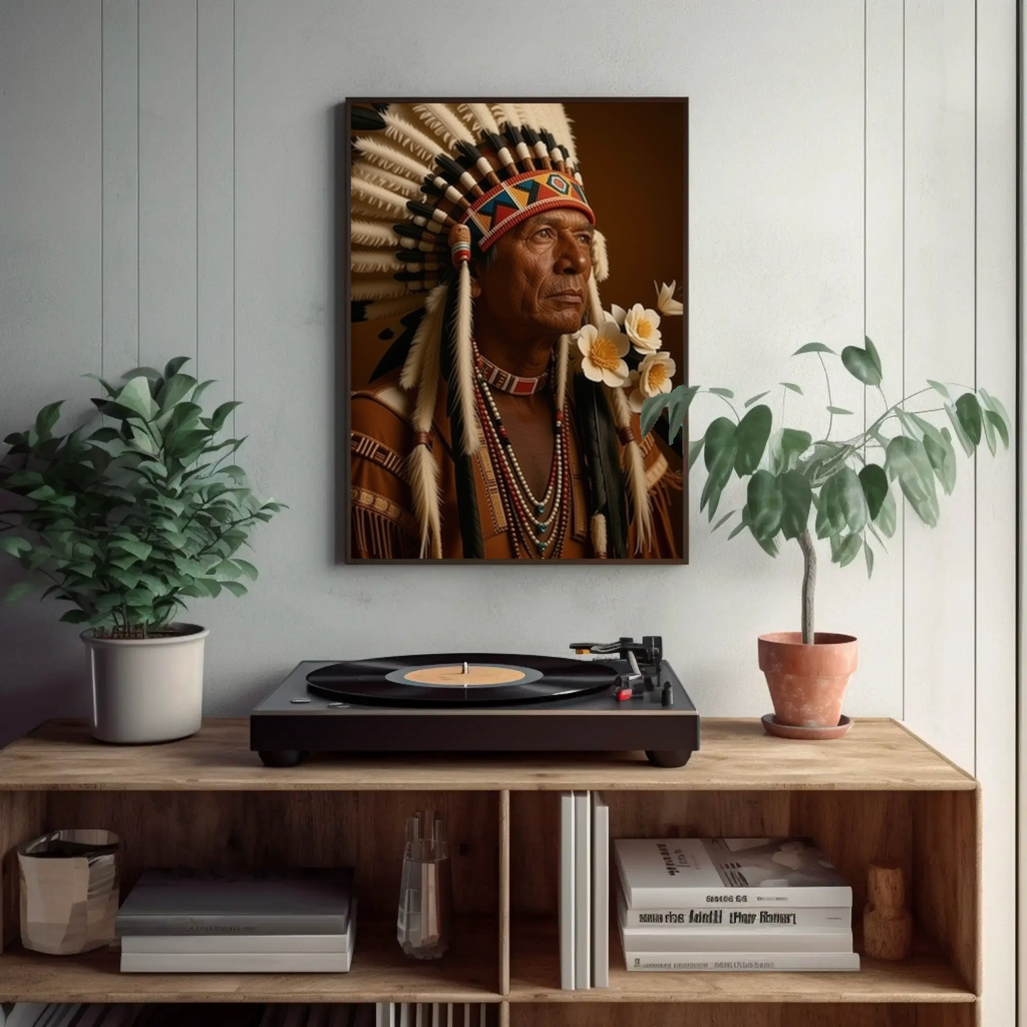 Beautiful Indian Portrait Vintage Art Print - Digital Download